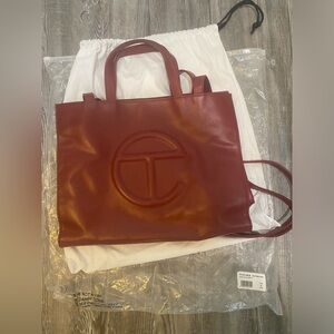TELFAR Oxblood Medium Shopper